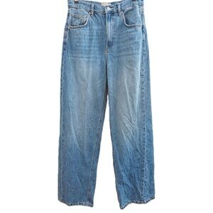 We The Free Baggy Straight Leg Jeans in Classic Wash